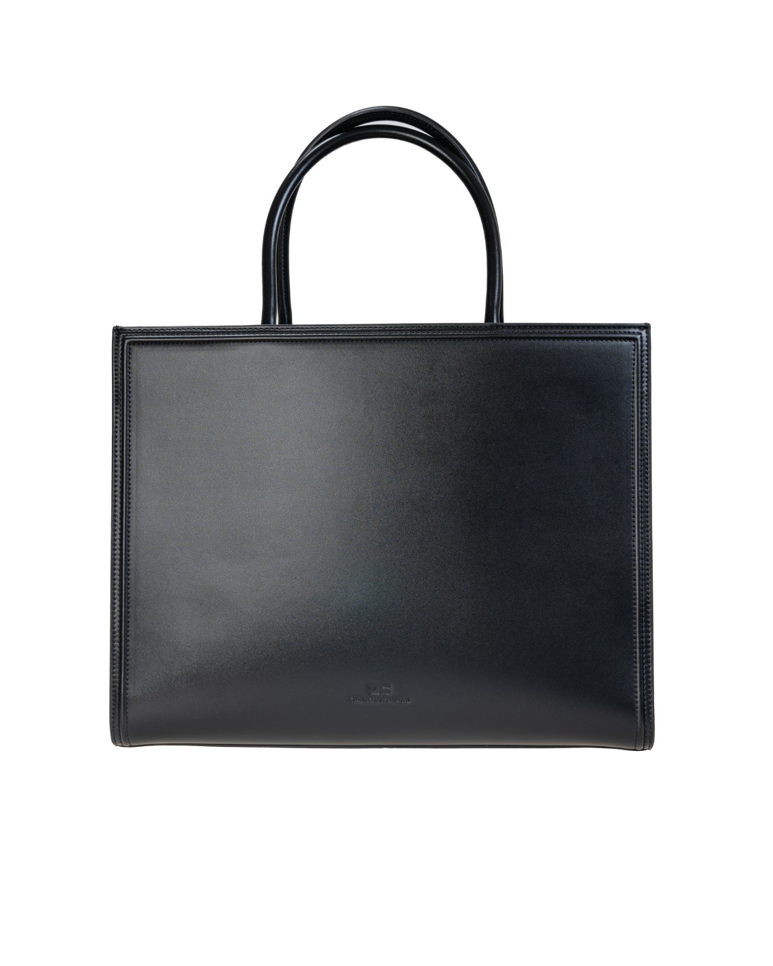 shop ELISABETTA FRANCHI Saldi Borsa: Elisabetta Franchi shopper a mano grande con logo e profili embossed.
Pelle sintetica.
Manico tubolare.
Dimensioni: Altezza 29.5 cm Lunghezza 37 cm  Profondità 11 cm.
Composizione: 50%Poliuretanica 40%Poliestere 10%Cotone.
Made in Italy.. BS01A26E2-110 number 998023